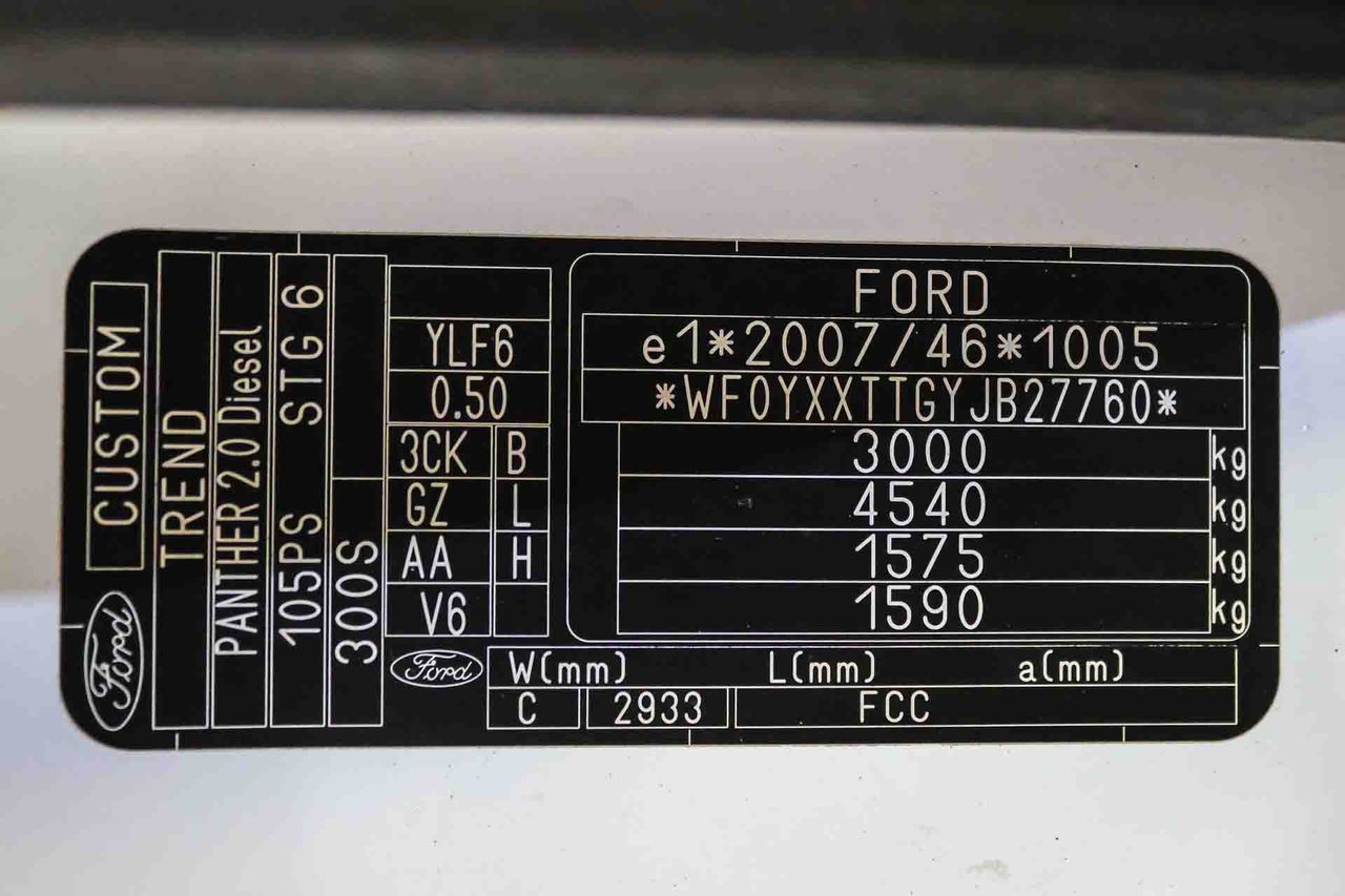 Ford Transit Custom Ecoblue 300 L1H2  - Foto 8