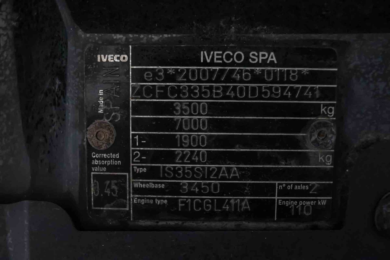 Iveco Daily 35S15 Chasis Cabina Simple  - Foto 8