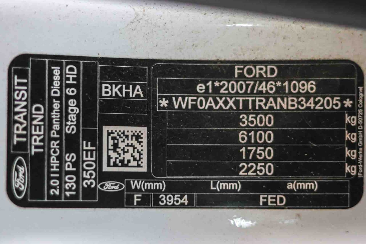 Ford Transit Chasis Cabina 3500 L4 Ecoblue - Foto 8