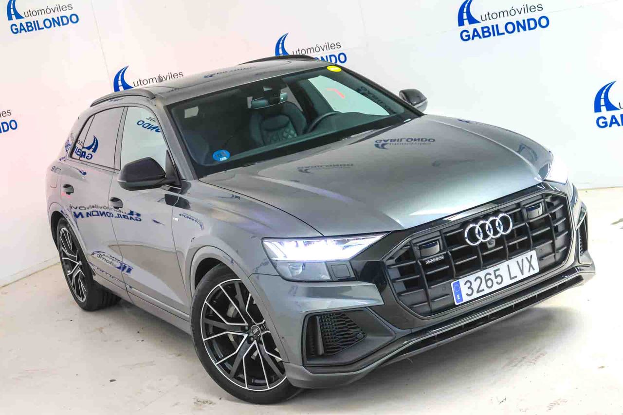 Audi Q8 55 TFSIe 280kW Black Line Pl quattro tip SLine **Techo panorámico** - Foto 17