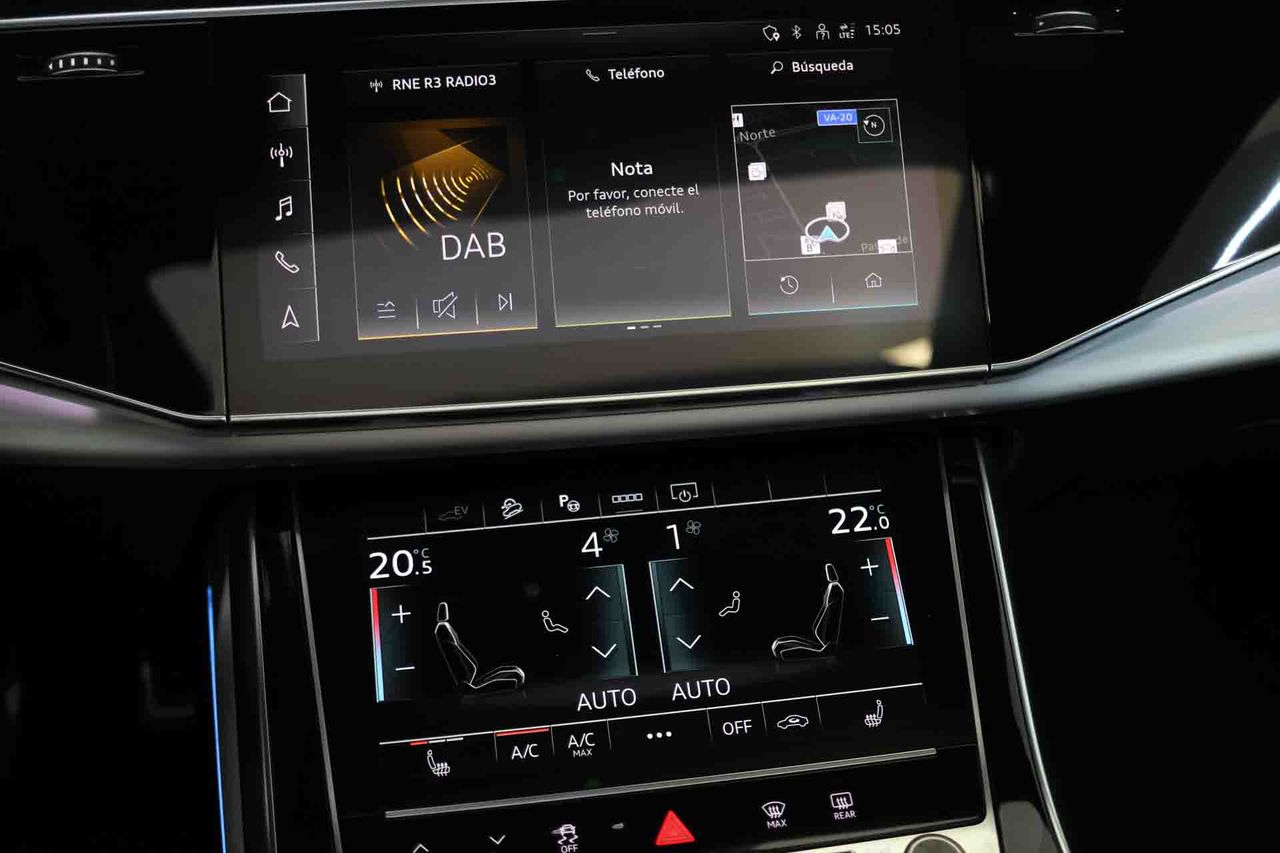 Audi Q8 55 TFSIe 280kW Black Line Pl quattro tip SLine **Techo panorámico** - Foto 70